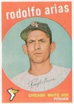 1959 Topps Baseball Cards      537     Rudolph Arias RC